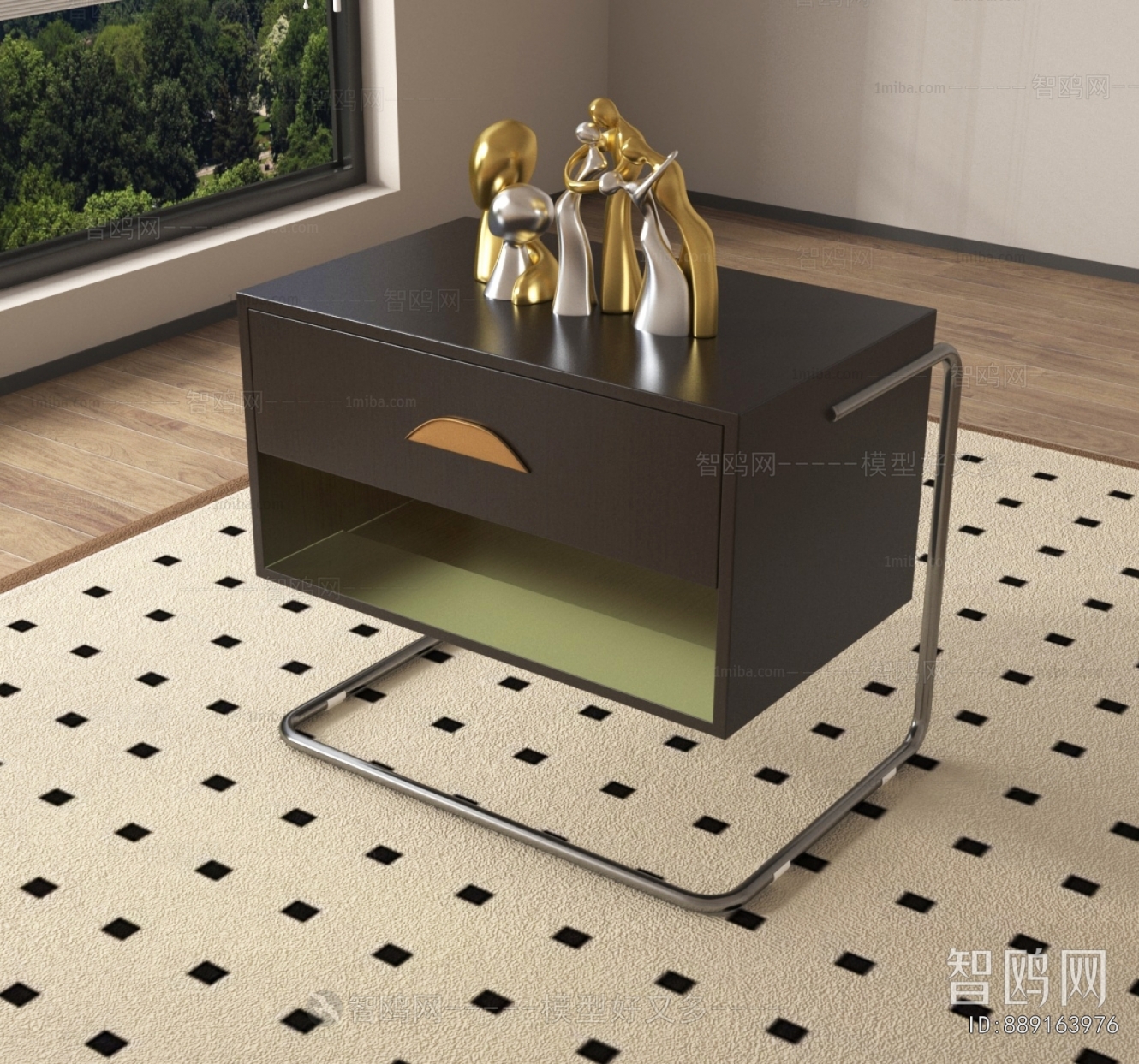 Modern Bedside Cupboard