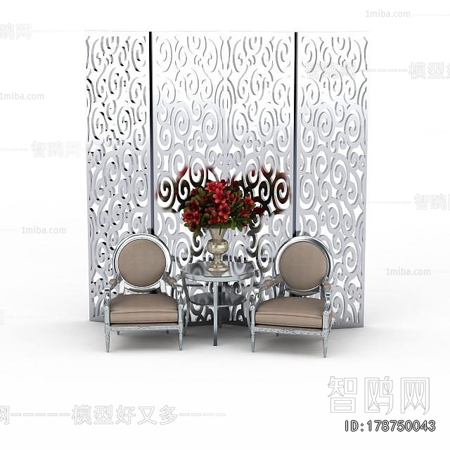 Simple European Style Lounge Chair