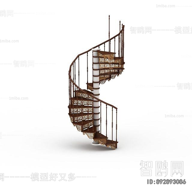 European Style Rotating Staircase