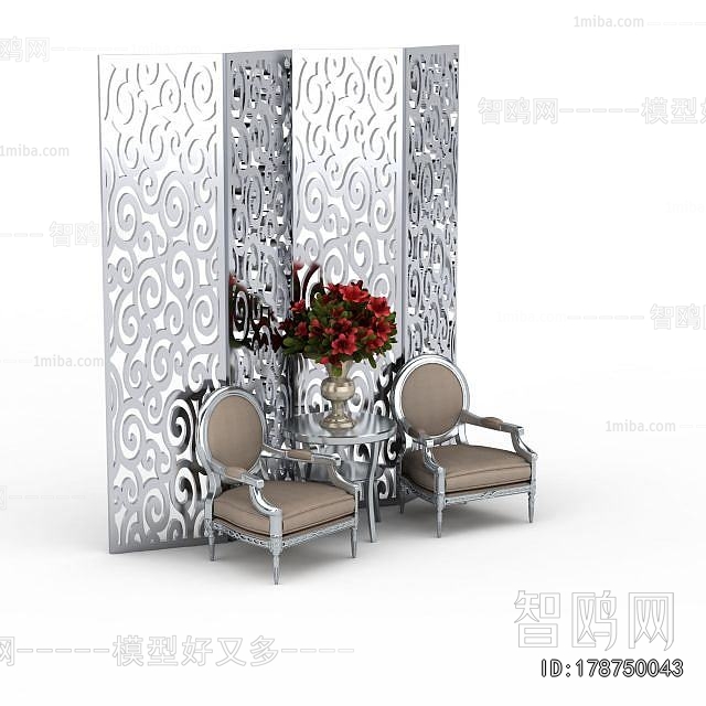 Simple European Style Lounge Chair