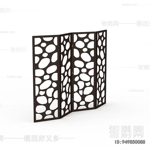 New Chinese Style Wooden Screen Partition