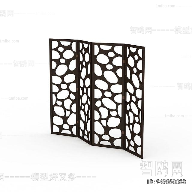 New Chinese Style Wooden Screen Partition