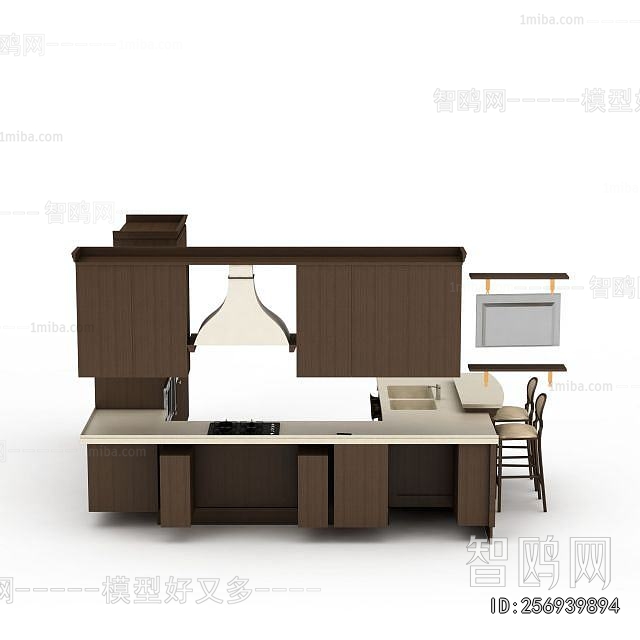 Simple European Style Kitchen Cabinet