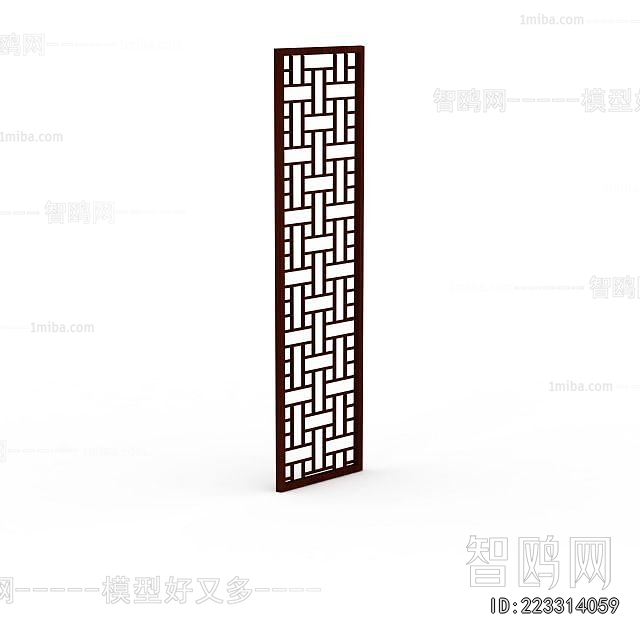 New Chinese Style Wooden Screen Partition