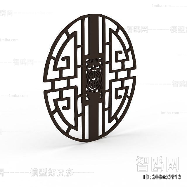 New Chinese Style Wooden Screen Partition