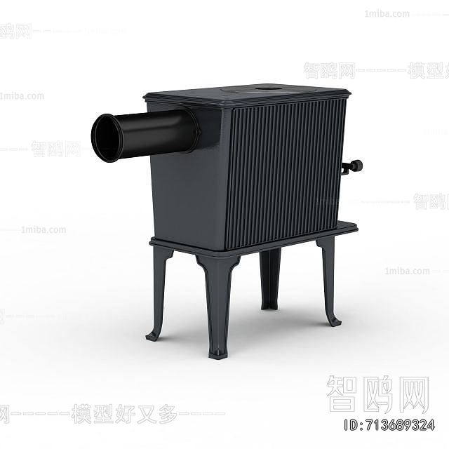 Industrial Style Fireplace