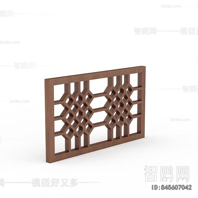 New Chinese Style Wooden Screen Partition