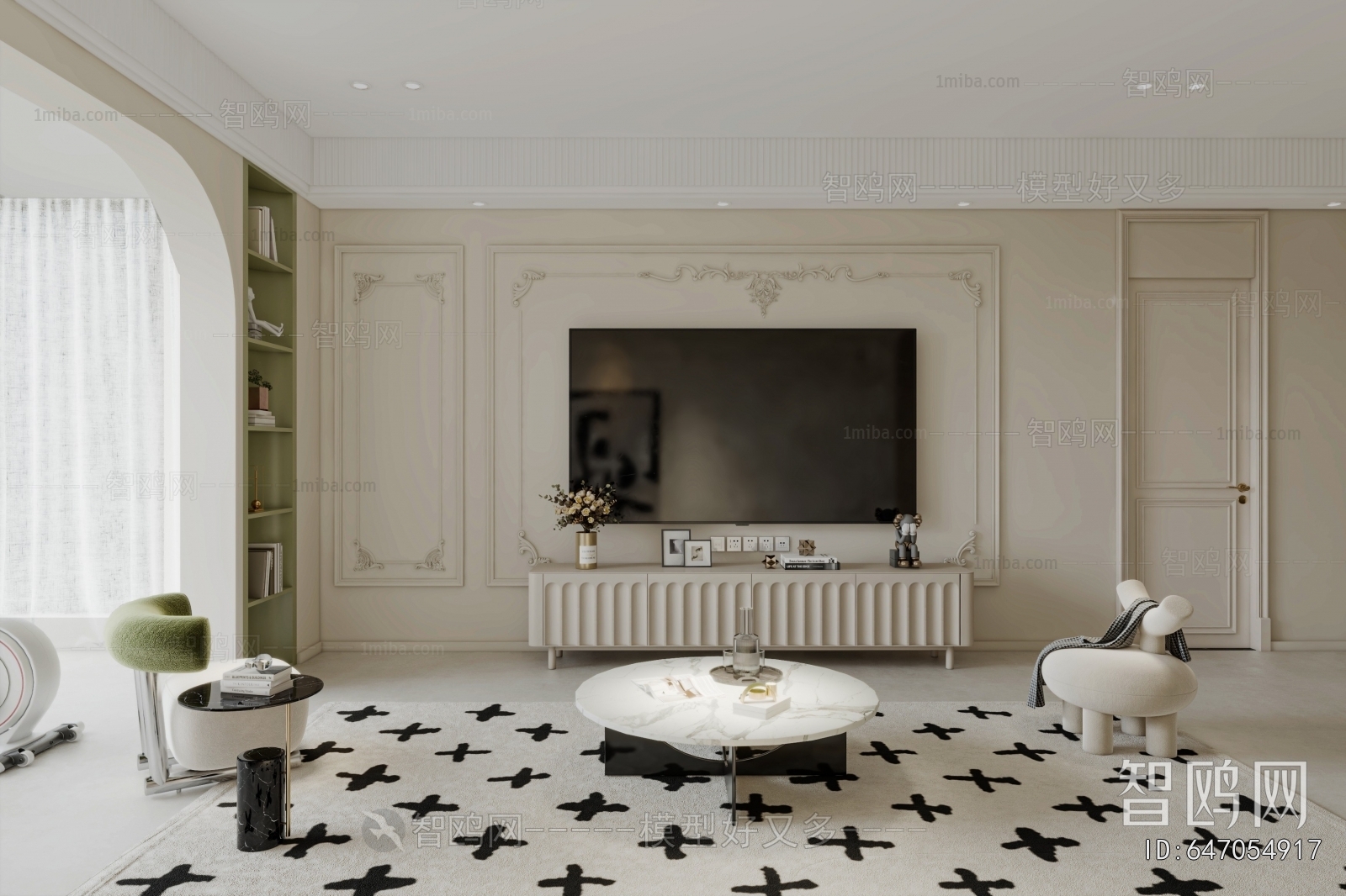 French Style A Living Room