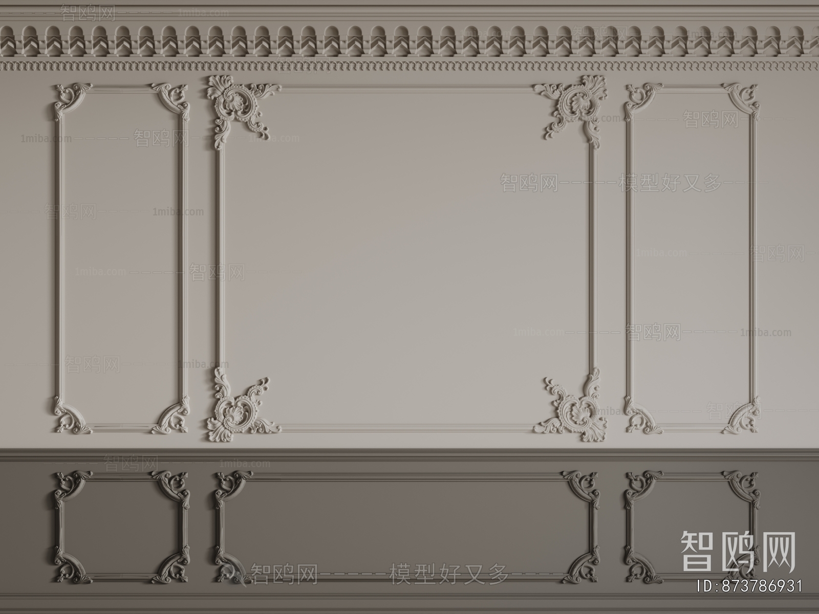 French Style TV Wall