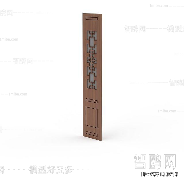 New Chinese Style Wooden Screen Partition