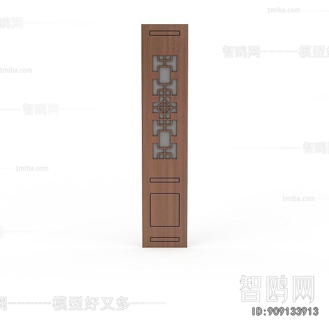 New Chinese Style Wooden Screen Partition