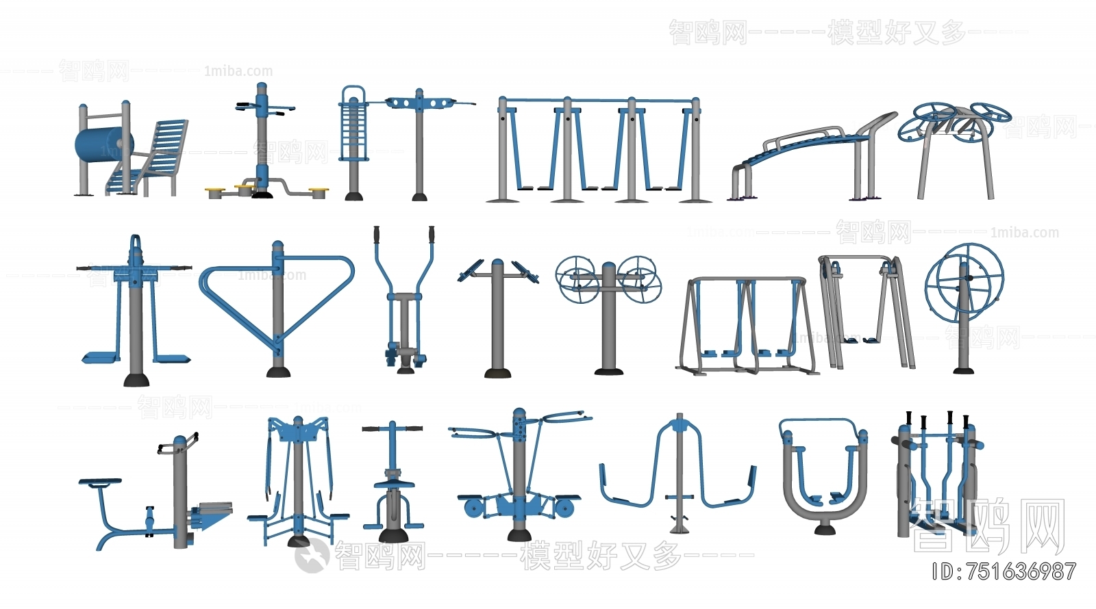 Modern Fitness Equipment