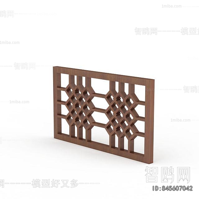 New Chinese Style Wooden Screen Partition