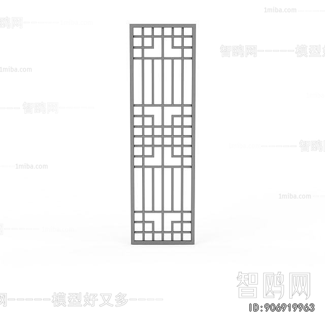 New Chinese Style Wooden Screen Partition