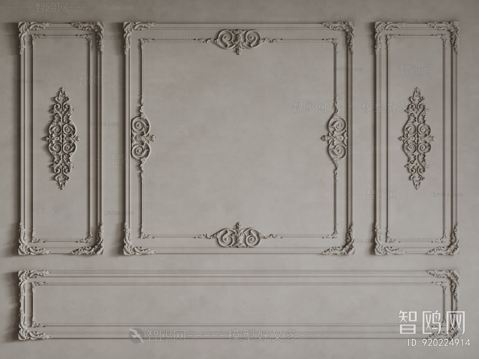 French Style TV Wall