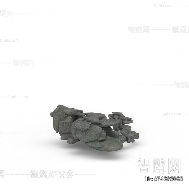 Modern Rockery Waterscape