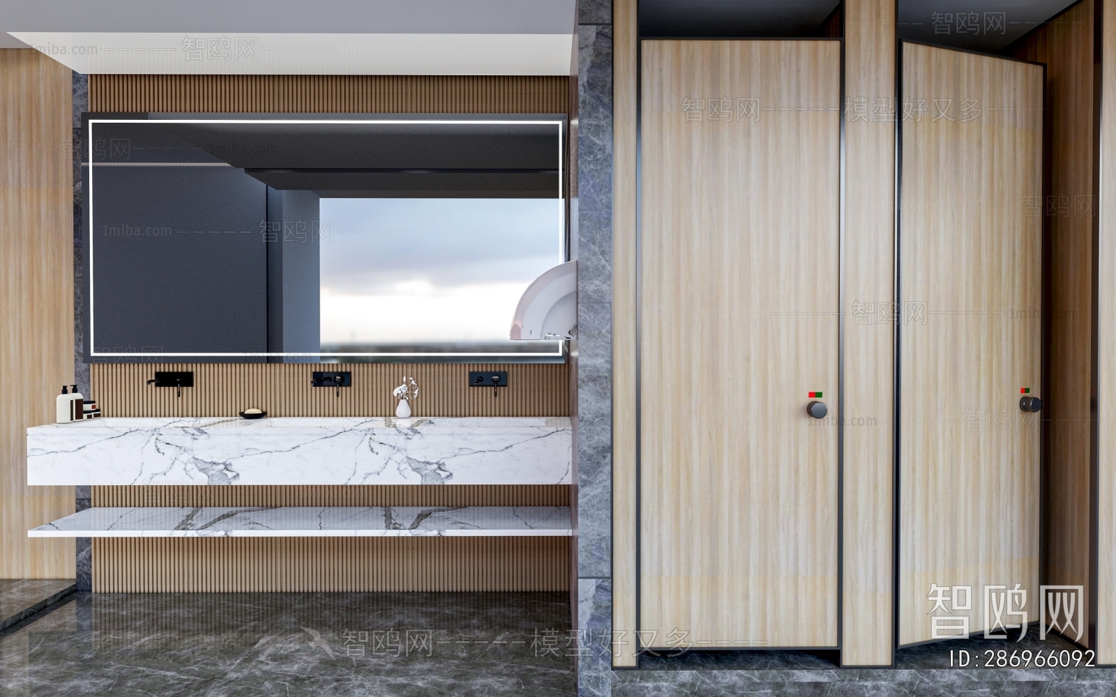 Modern Public Toilet