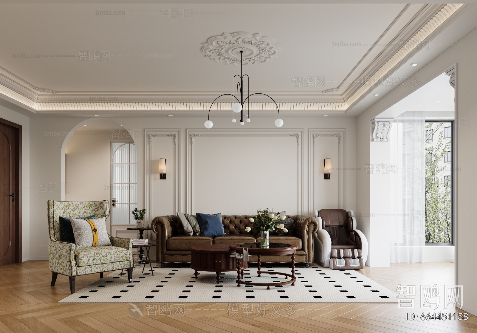 French Style A Living Room