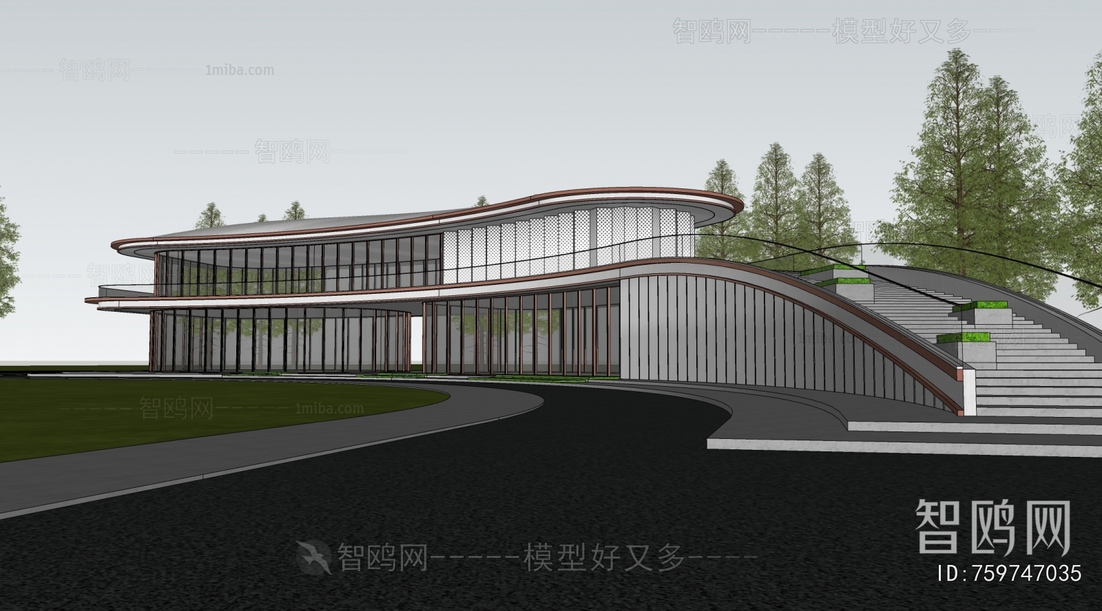 Modern Appearance Of Commercial Building