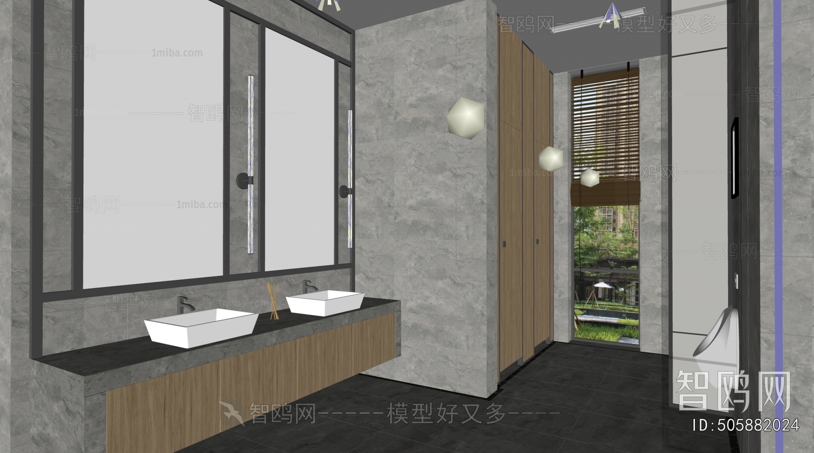 Modern Public Toilet