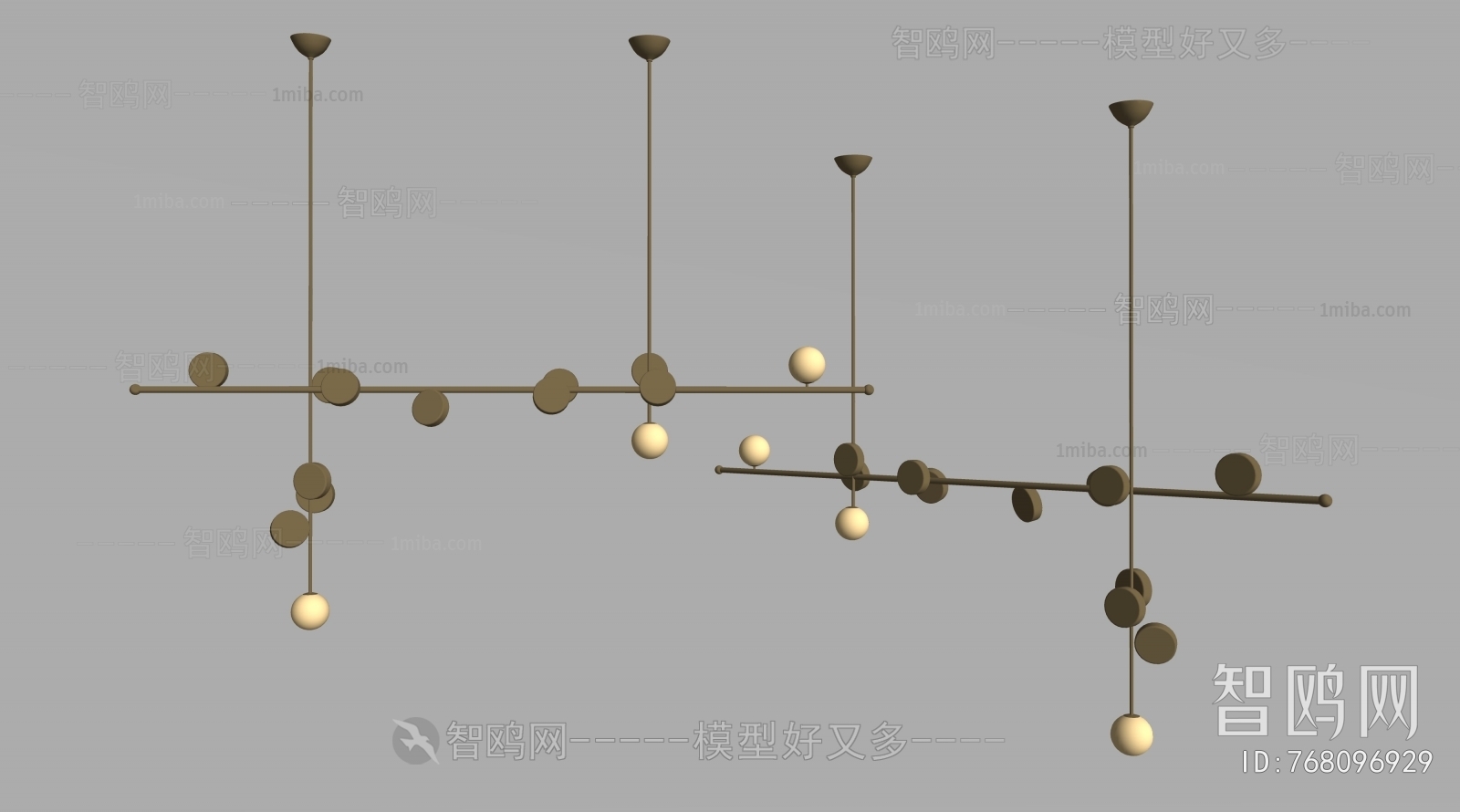 Modern Long Chandelier