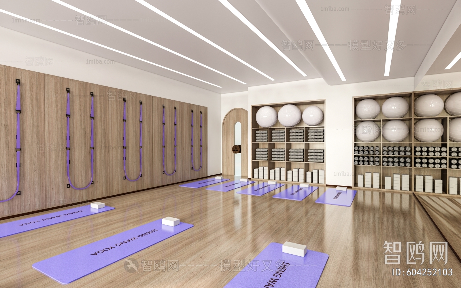 Modern Yoga Room
