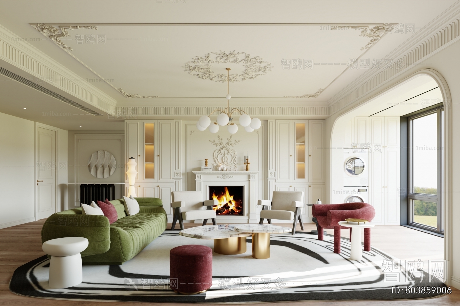 French Style A Living Room