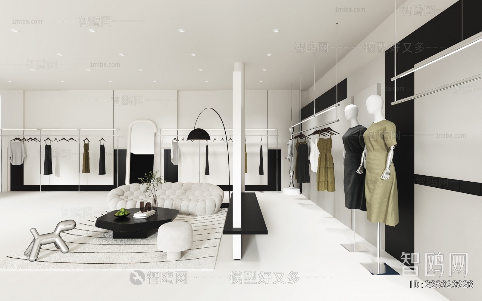 现代高级服装店