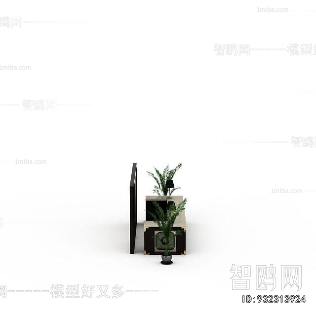 New Chinese Style Reception Desk