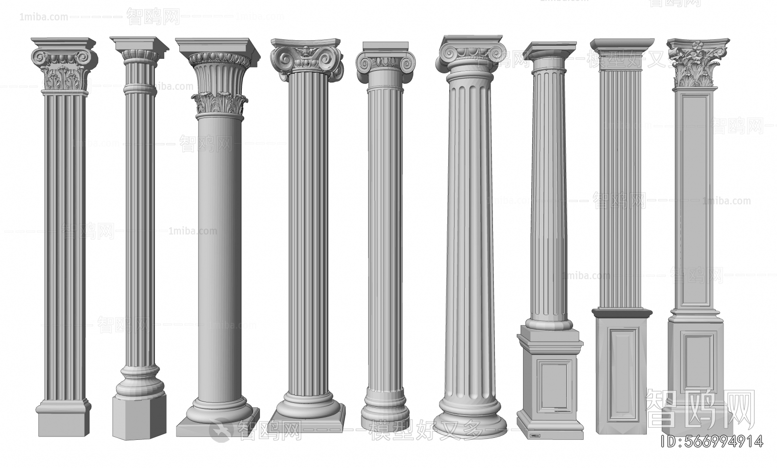 European Style Roman Pillar