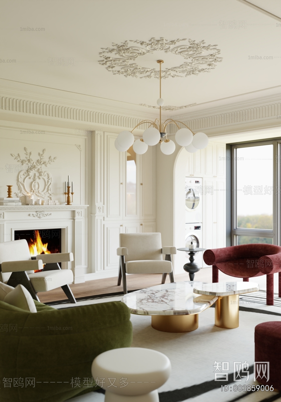 French Style A Living Room