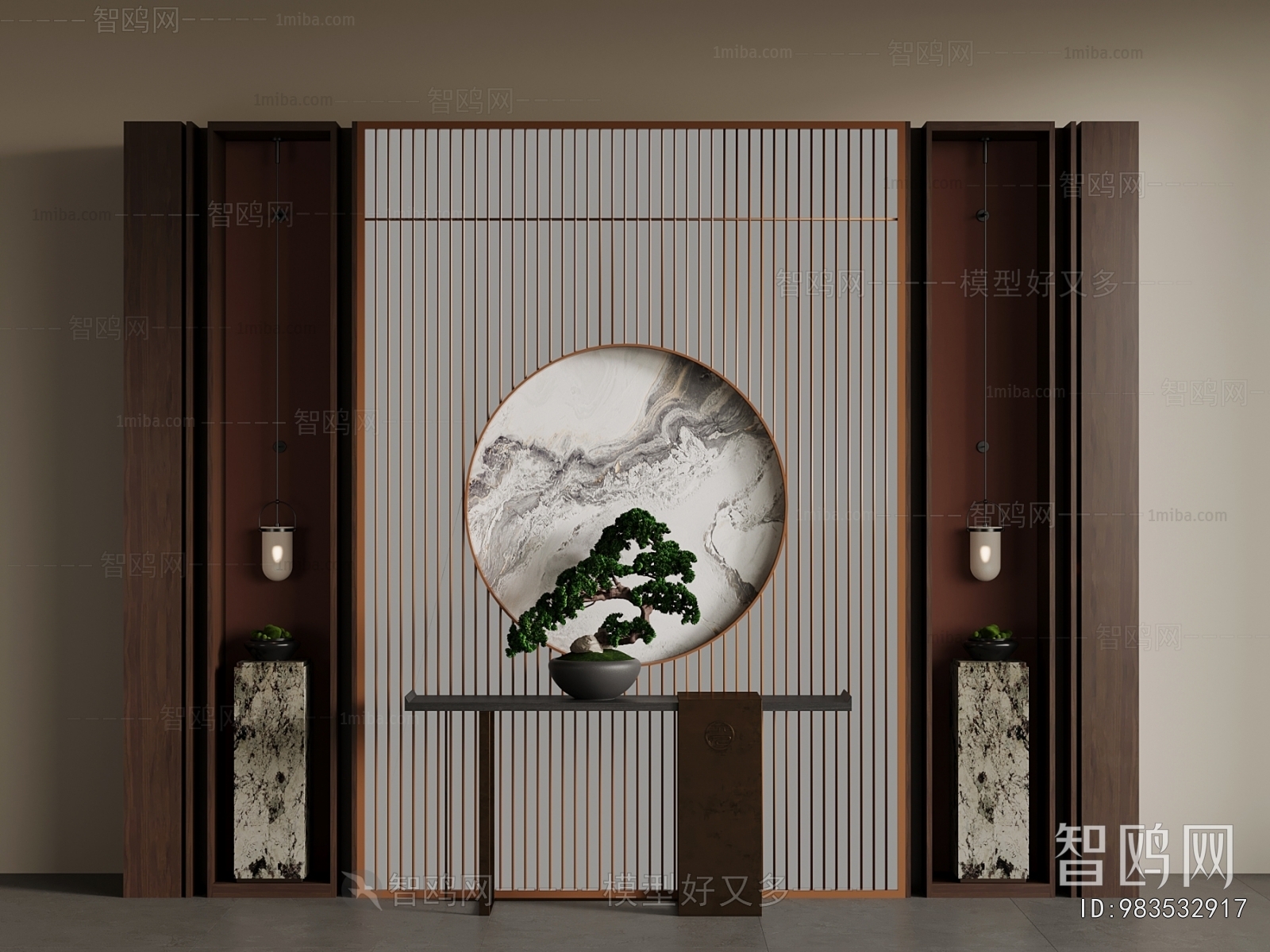 New Chinese Style Console