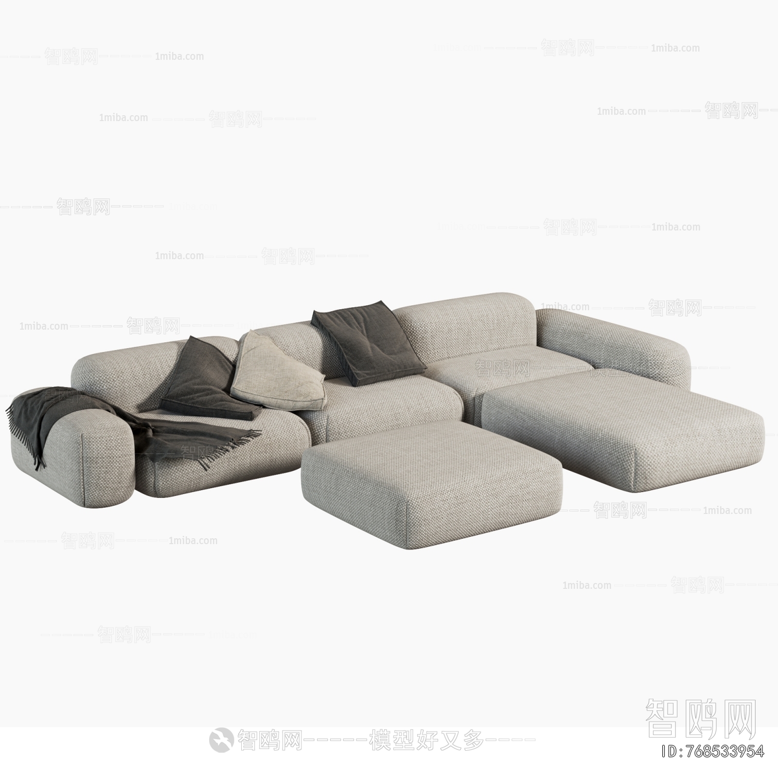Modern Multi Person Sofa