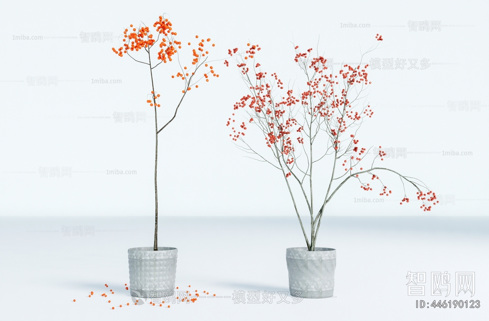 Modern Ground Green Plant Potted Plants