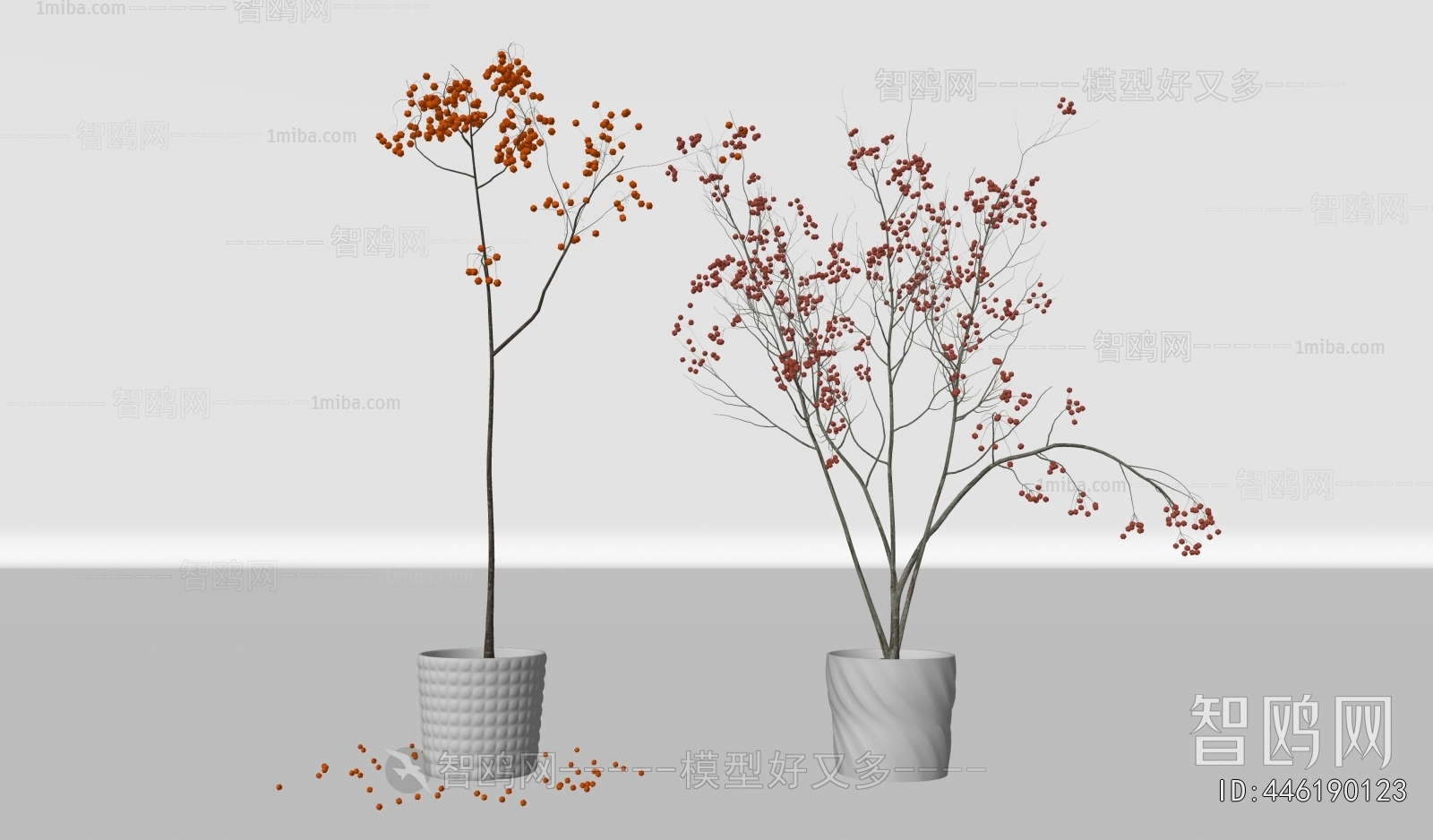 Modern Ground Green Plant Potted Plants