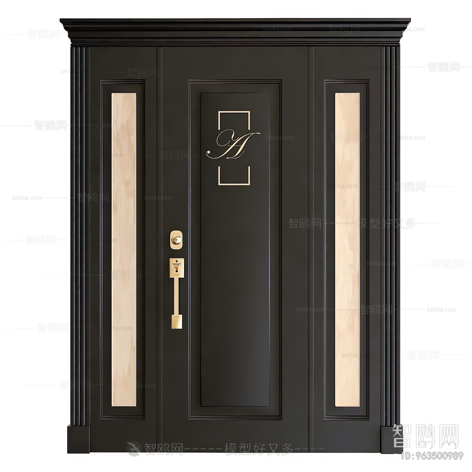 Simple European Style Entrance Door