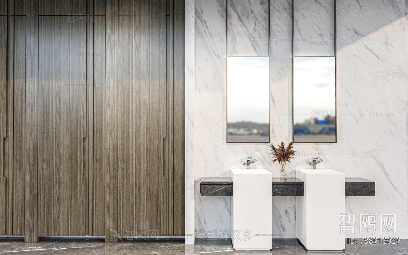 Modern Public Toilet