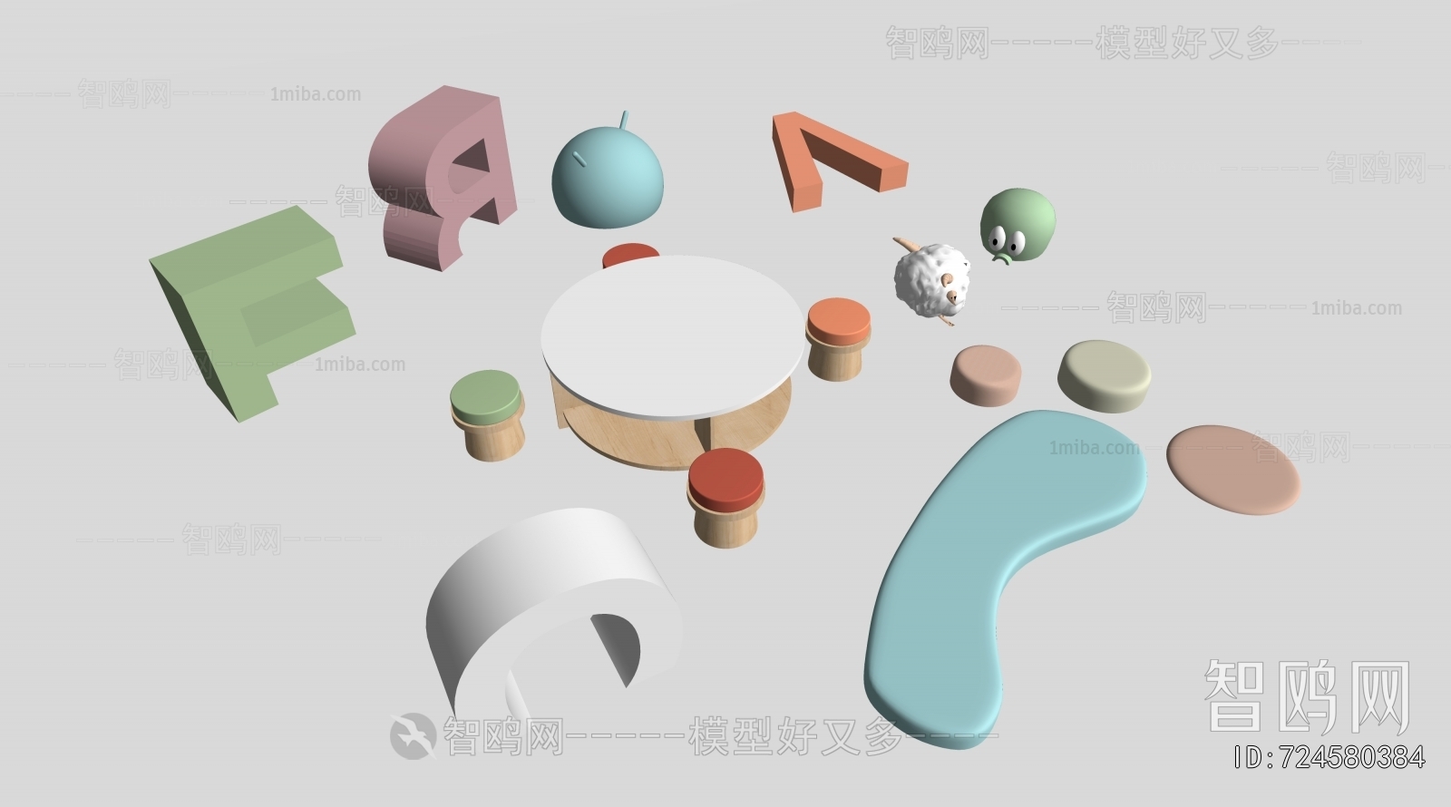 Modern Children's Table/chair