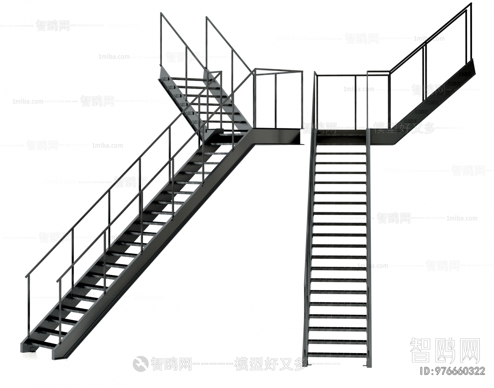 Industrial Style Staircase