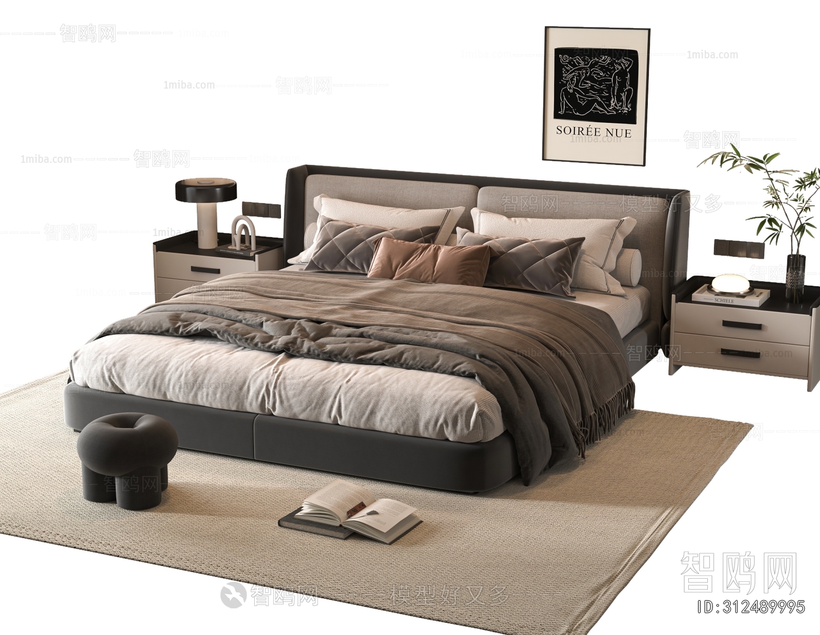 Modern Double Bed