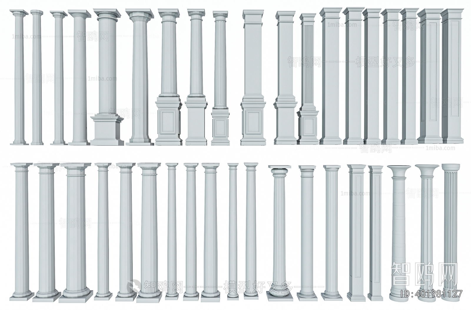 European Style Roman Pillar