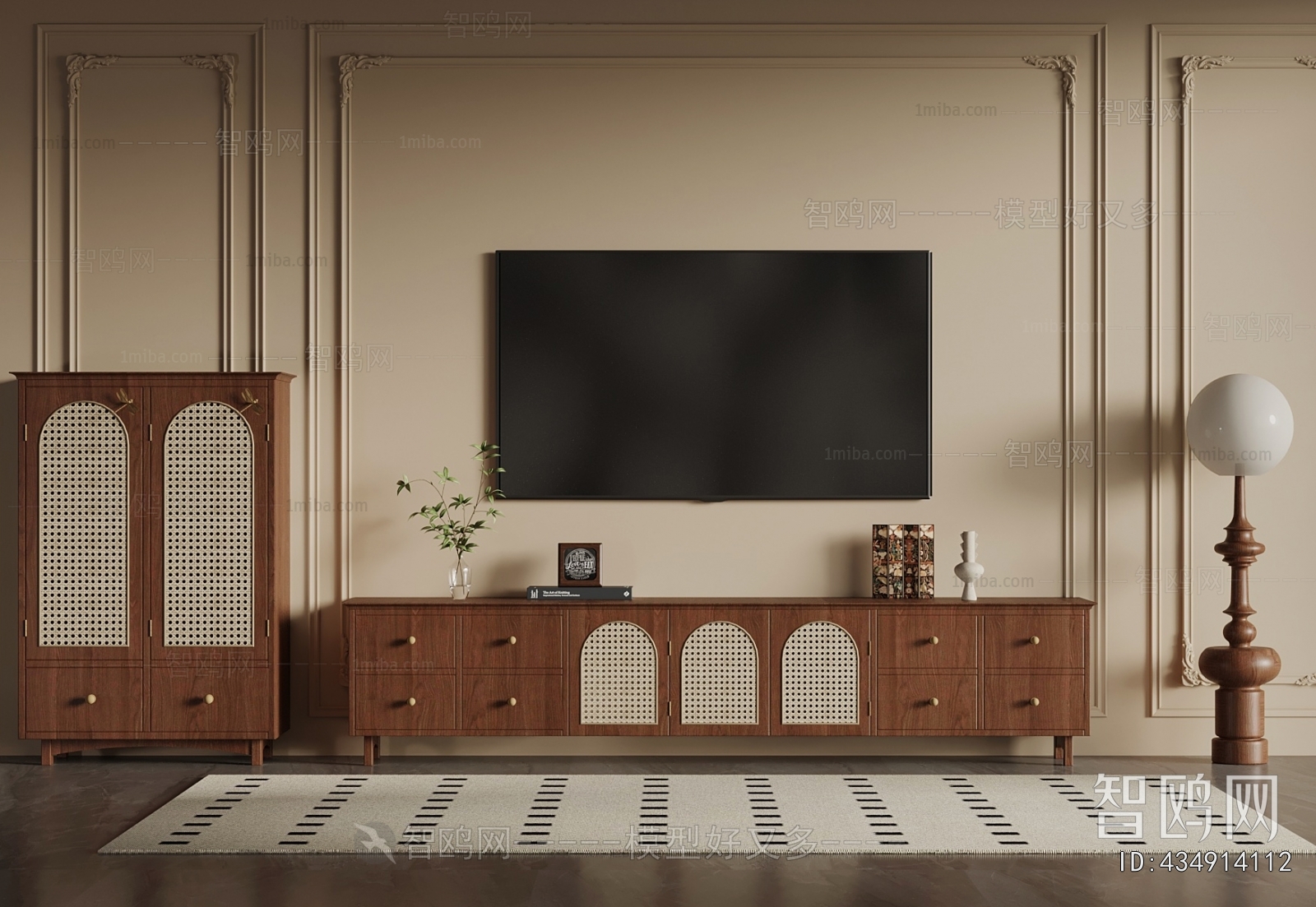 French Style TV Cabinet