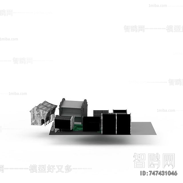 New Chinese Style Building Appearance