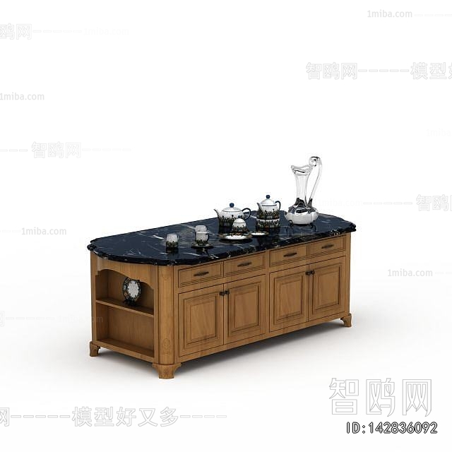 Simple European Style Side Cabinet