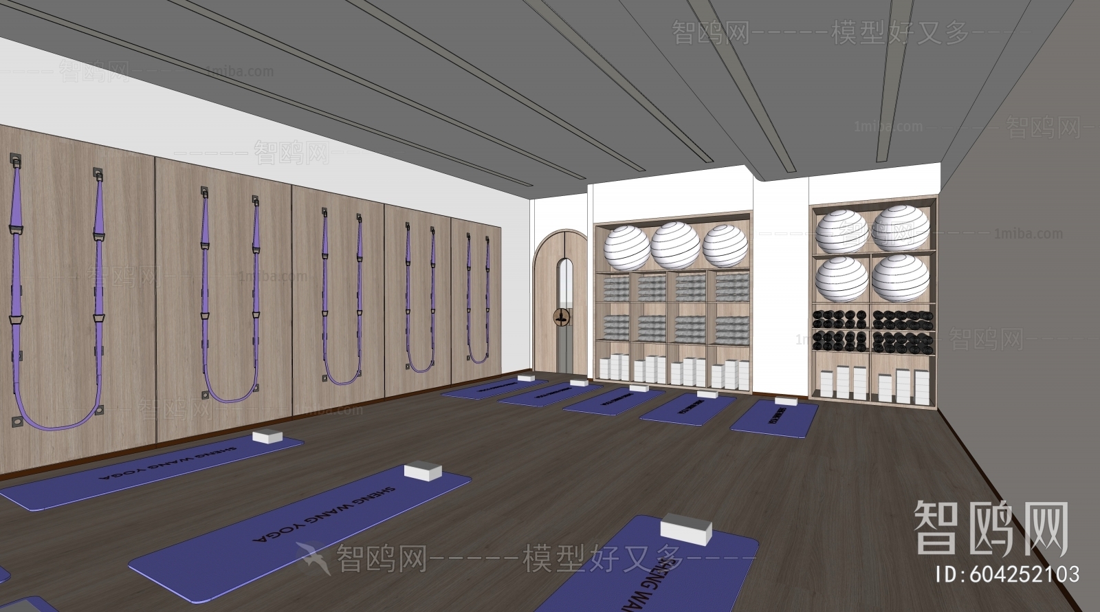 Modern Yoga Room
