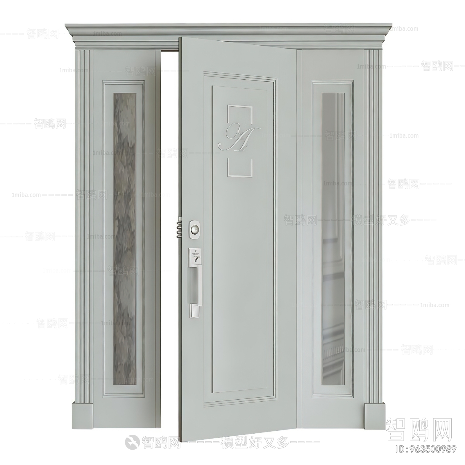 Simple European Style Entrance Door