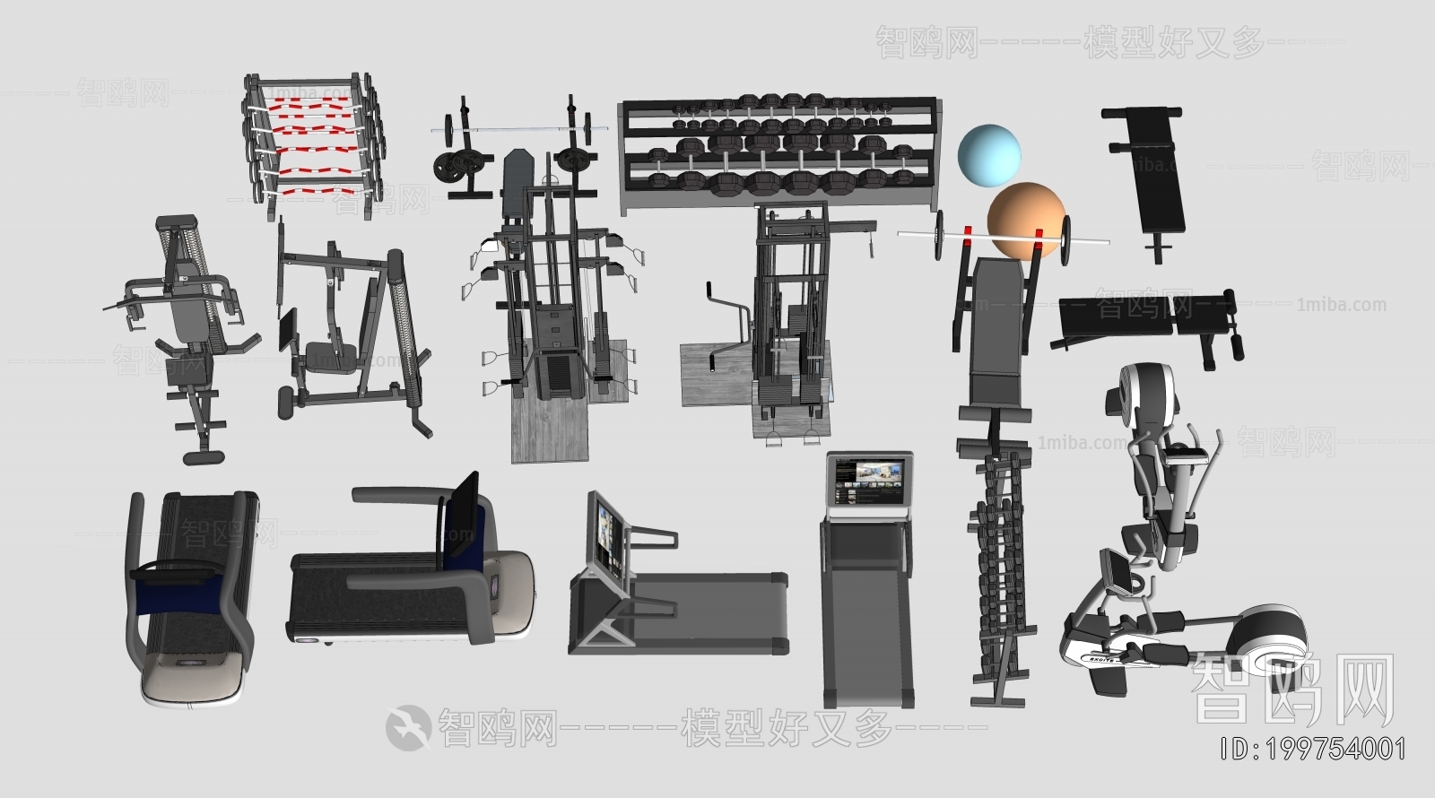 Modern Fitness Equipment