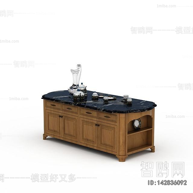 Simple European Style Side Cabinet