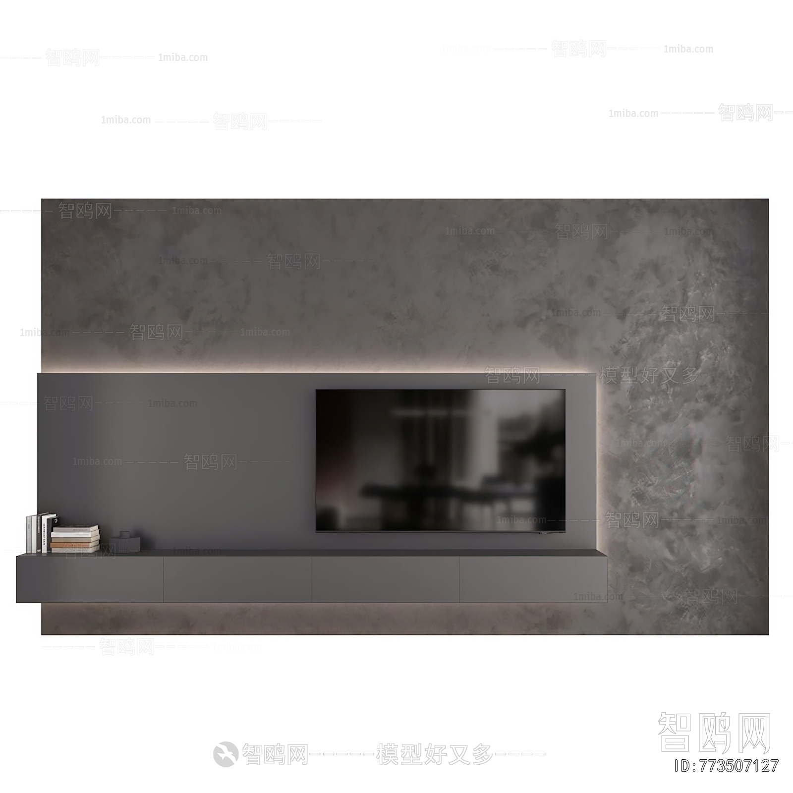 Wabi-sabi Style TV Wall