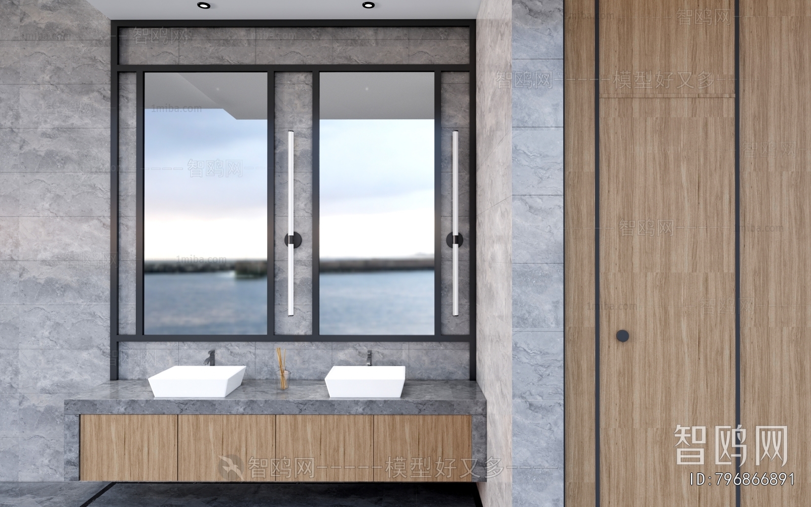 Modern Public Toilet